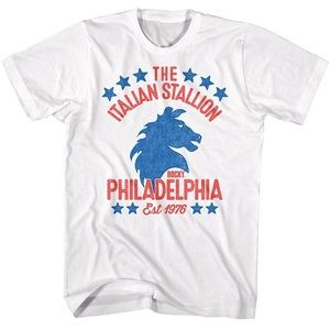 Rocky Philadelphia Americana T Shirt Balboa Boxing Italian Stallion
